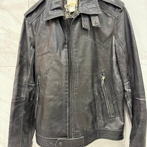 Diesel vintage Moto/Biker 100% Leather Jacket (Diesel Nightflyer Div)